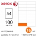 Наклейки етикетки самоклейні Xerox A4 з прямокутними краями - 100 аркушів