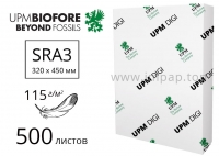 Крейдований папір UPM DIGI Finesse Silk з матовим покриттям SRA3 115г/м2 - 500 аркушів