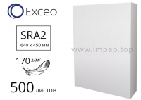 Крейдований Папір EXCEO Silk з глянцевим покриттям SRA2, 170 г/м2 - 500 аркушів