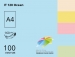 Кольоровий папір Spectra Color А4 (пастель) 160 г/м2 - 100 аркушів