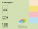 Кольоровий папір Spectra Color А4 (пастель) 160 г/м2 - 100 аркушів