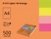 Кольоровий папір Spectra Color А4 (неон) 75г/м2 - 500 аркушів