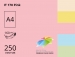 Кольоровий папір Spectra Color А4 (пастель) 160 г/м2 - 250 аркушів