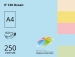 Кольоровий папір Spectra Color А4 (пастель) 160 г/м2 - 250 аркушів