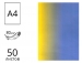 Кольоровий папір Crystal А4 80 г/м2 (жовто-блакитний) - 50 арк.