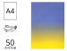 Кольоровий папір Crystal А4 80 г/м2 (жовто-блакитний) - 50 арк.