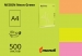 Кольоровий папір А4 80г/м2 (неон) Maestro Color - 500 аркушів