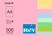 Кольоровий папір REY Adagio А4 (середні тони) 80 г/м2 - 500 аркушів