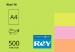 Кольоровий папір REY Adagio А4 (неон) 80 г/м2 - 500 аркушів