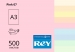 Кольоровий папір REY Adagio А3 (пастель) 80 г/м2 - 500 аркушів