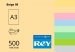 Кольоровий папір REY Adagio А3 (середні тони) 80 г/м2 - 500 аркушів