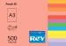 Кольоровий папір REY Adagio А3 (інтенсив) 80 г/м2 - 500 аркушів