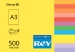 Кольоровий папір REY Adagio А3 (інтенсив) 80 г/м2 - 500 аркушів