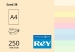 Кольоровий папір REY Adagio А4 (пастель) 160 г/м2 - 250 аркушів