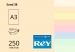 Кольоровий папір REY Adagio А3 (пастель) 160 г/м2 - 250 аркушів