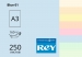 Кольоровий папір REY Adagio А3 (пастель) 160 г/м2 - 250 аркушів