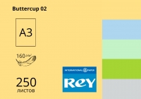 Кольоровий папір REY Adagio А3 (середні тони) 160 г/м2 - 250 аркушів