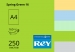 Кольоровий папір REY Adagio А4 (середні тони) 160 г/м2 - 250 аркушів