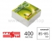 Папір для записів Crystal 85х85 мм клеєний - 400 аркушів