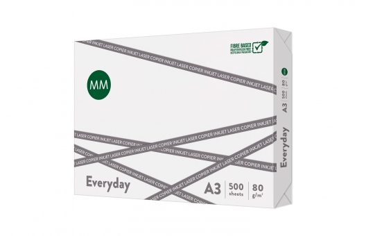 Папір офісний  MM Everyday А3 80 г/м2 -  500 аркушів 