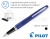 Ручка ролер металева кулькова Pilot BL-VBMR2-7-LPD у футлярі (Ø кульки 0,7мм)