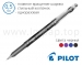 Ручка гелева одноразова Pilot BL-P50 (фіолетова, синя, чорна, червона) - кулька 0,5мм