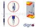 Ручка кулькова зі змінним стрижнем DIGNO TOPWRITER TROP (масляна основа чорнила)