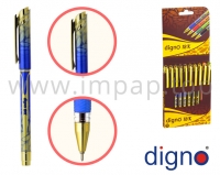 Ручка кулькова зі змінним стрижнем DIGNO 18K FTG (масляна основа чорнила)
