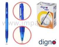 Ручка кулькова автоматична масляна DIGNO COMFY TRСOP (синя, чорна, червона, зелена)