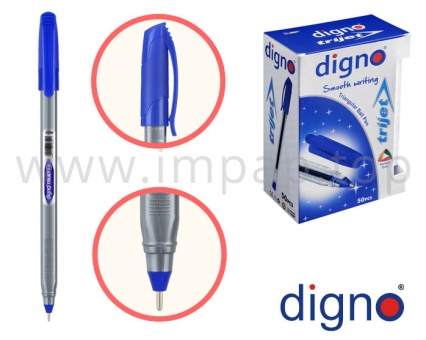 Ручка кулькова одноразова DIGNO TRIJET MSO