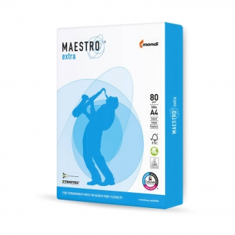 Папір офісний Maestro EXTRA, А4, 80г/м2 - 500 аркушів